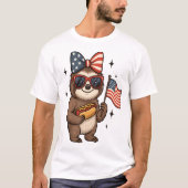 Sloth 4th July Tシャツ (正面)