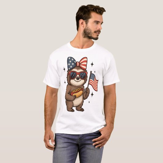 Sloth 4th July Tシャツ (正面フル)