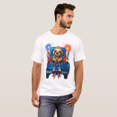 Sloth 4th of July Usa Tシャツ (正面フル)