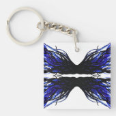 Sloth Abstract 7 Deadly Sins Alcohol Ink Art キーホルダー (正面)