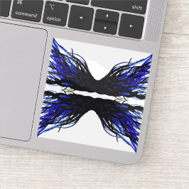 Sloth Abstract 7 Deadly Sins Alcohol Ink Art シール