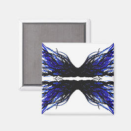 Sloth Abstract 7 Deadly Sins Alcohol Ink Art マグネット