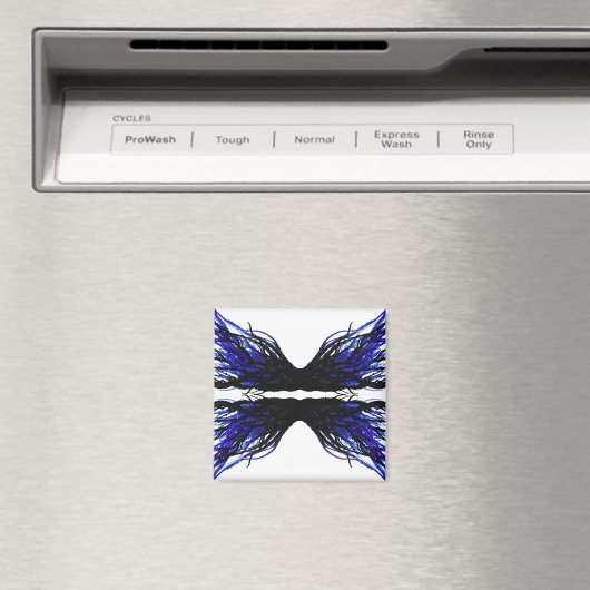 Sloth Abstract 7 Deadly Sins Alcohol Ink Art マグネット (インサイチュ (食洗機))