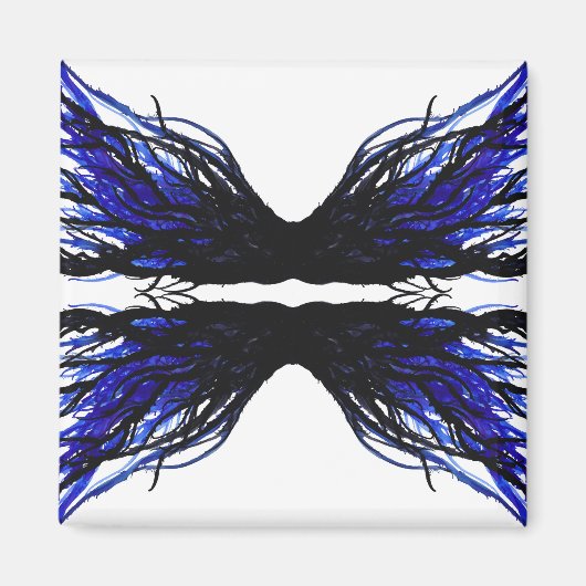 Sloth Abstract 7 Deadly Sins Alcohol Ink Art マグネット (正面)