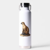 Sloth Antique Engraving Retro Graphic (2) ウォーターボトル (正面)