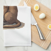 Sloth Antique Engraving Retro Graphic (2) キッチンタオル (四つ折り)