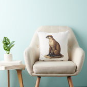 Sloth Antique Engraving Retro Graphic (2) クッション (椅子)