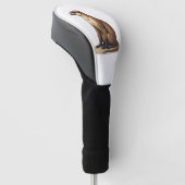 Sloth Antique Engraving Retro Graphic (2) ゴルフヘッドカバー (アングル)