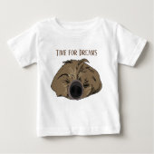 Sloth Art Time for Dreams Tシャツ (正面)