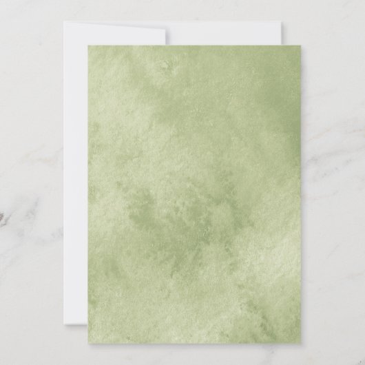 Sloth Baby Shower Invitation 招待状 (裏面)