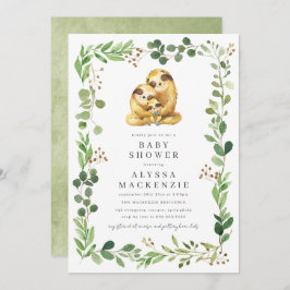 Sloth Baby Shower Invitation 招待状