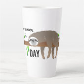Sloth Back to School All Day Mug カフェラテマグ (正面)
