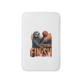 Sloth Basketball Vintage Funny Retro Dunk Shirt 2 バスマット (正面縦)
