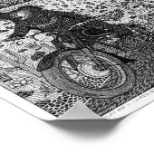 Sloth Bear on Motorbike #2ポスター ポスター (角)