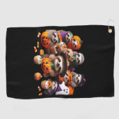 Sloth Beautiful laziness Classic T-Shirt ゴルフタオル (横)