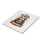 Sloth Birthday Shirt Vintage Cake Animal Graphic タイル (側面)