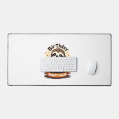 Sloth Birthday Shirt Vintage Cake Animal Graphic デスクマット (キーボード&マウス)