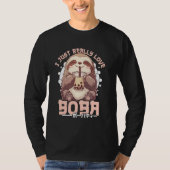 Sloth Boba Tea Kawaii Bubble Tea Sloth Anime Neko  Tシャツ (正面)