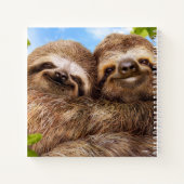 Sloth Couple ノートブック (裏面)