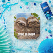 Sloth Couple ペーパープレート (パーティー)