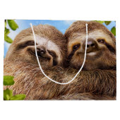 Sloth Couple ラージペーパーバッグ (裏面)