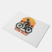 Sloth Cycling Vintage Adventure Mountain Ride ドアマット (アングル)