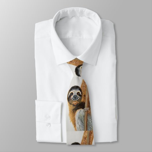 Sloth design tie ネクタイ (タイ)