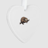 Sloth Etched Art Retro Nature Tee (2) オーナメント (正面)