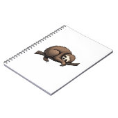 Sloth Etched Art Retro Nature Tee (2) ノートブック (左側)