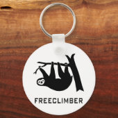 sloth faultier climber freeclimber freeclimbing キーホルダー (正面)
