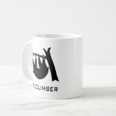sloth faultier climber freeclimber freeclimbing コーヒーマグカップ (正面左)
