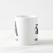 sloth faultier climber freeclimber freeclimbing コーヒーマグカップ (中央)