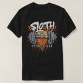 Sloth Fitness Club Sloth Workout Motivation Gift Tシャツ (デザイン正面)
