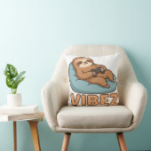 Sloth Gamer Vibes Pillow – Chill Bean Bag Controll クッション (椅子)