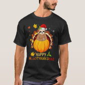 Sloth Halloween And Merry Christmas Happy Hallotha Tシャツ (正面)