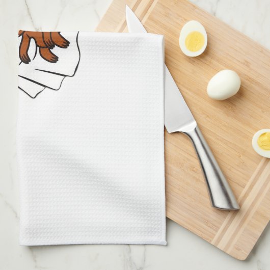 Sloth Halloween Ghost Witch Hat Animal Lovers Boys キッチンタオル (四つ折り)