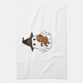 Sloth Halloween Ghost Witch Hat Animal Lovers Boys キッチンタオル (縦)