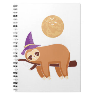 sloth halloween, halloween sloth ノートブック