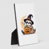 Sloth Halloween Motif Cute Classic T-Shirt フォトプラーク (側面)