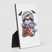Sloth Halloween Mummy Kids Women Men Sloth Classic フォトプラーク (側面)