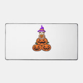 Sloth Halloween Premium T-Shirt デスクマット (正面)