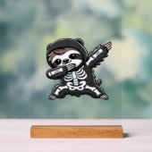 Sloth Halloween Skeleton Kids Women Men Sloth Clas アクリルサイン (ニュートラル)