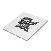 Sloth Halloween Skeleton Kids Women Men Sloth Clas タイル (側面)