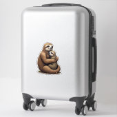 Sloth Heritage Print Engraving Shirt 3 シール (スーツケース)