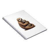 Sloth Heritage Print Engraving Shirt 3 ノートブック (右側)