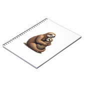 Sloth Heritage Print Engraving Shirt 3 ノートブック (左側)