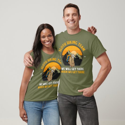 Sloth Hiking Shirt Sloth Hiking Team Premium Tシャツ (ユニセックス)