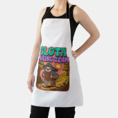 Sloth Hiking Team Oversized T-Shirt エプロン (インサイチュ)