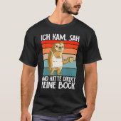 Sloth  Ich Kam Sah Und Hatte Direkt Keine Bock Tシャツ (正面)