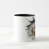 Sloth in a cracked wall マグカップ (中央)